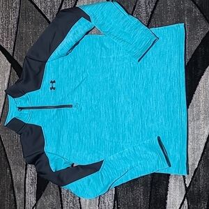 UA QUARTER-ZIP LOOSE EMBROIDERED LOGO SWEATSHIRT PRICE FIRM